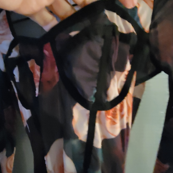 CBR Mesh Bodysuit with Rose accents- Medium - Picture 2 of 3